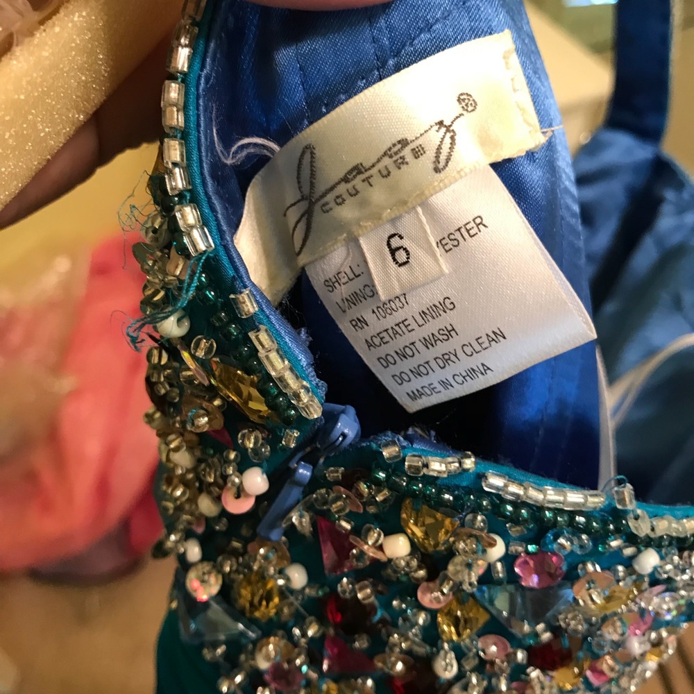 Jazz Couture Long Prom Dress - Picture 8 of 8